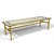 This stunning and incredibly well made coffee table has a substantial brass base which supports a top of terrazzo with a...