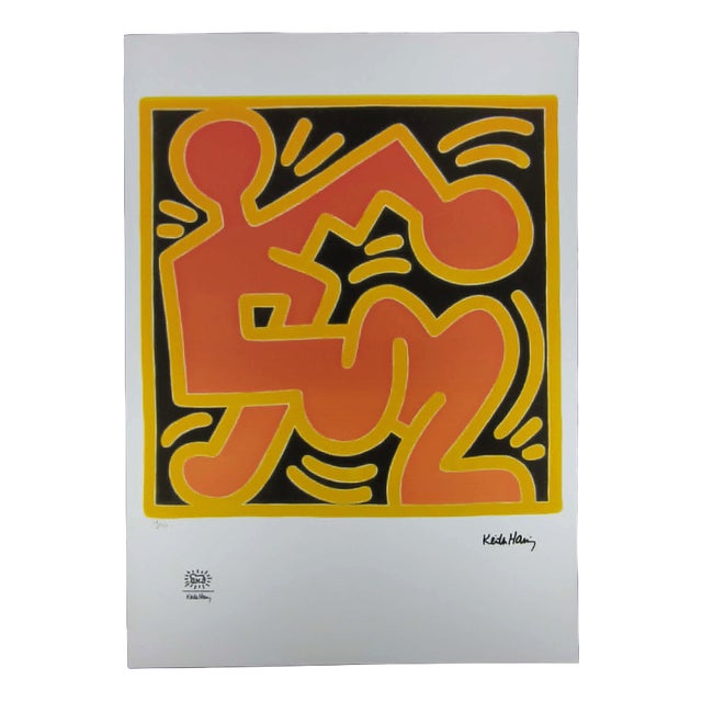 Keith Haring, Figurative Composition, 1990s, Limited Edition Lithograph For Sale