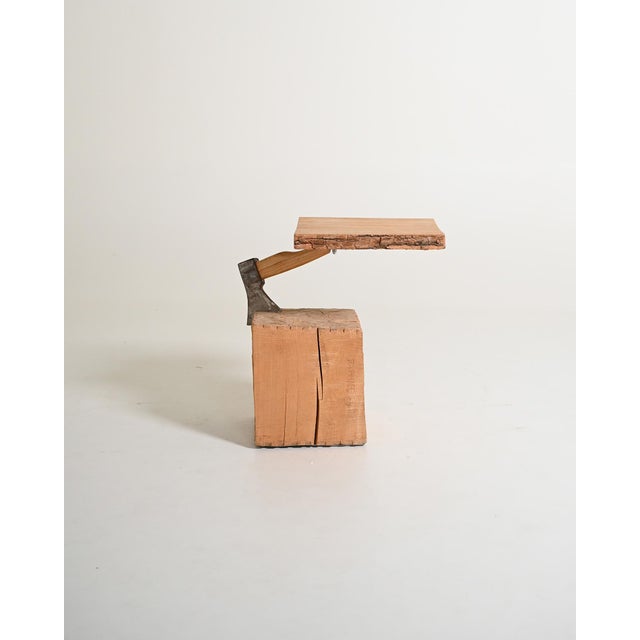 Tavolino Chopping Block with Axe by Raphael Springmann, 2000s For Sale - Image 13 of 13