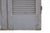 Pair of Weathered Gray-Painted Arched Dome Louvered Doors, 19th Century For Sale - Image 9 of 17
