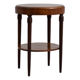 French Art Deco Bouillotte Side Table, Circa 1920 France For Sale