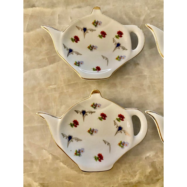 Teapot Shaped Tea Bag Dish S/4 Chairish