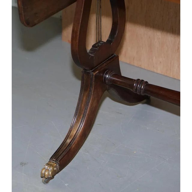 Large Extendable Occasional Games Table in Burr Walnut For Sale - Image 10 of 18