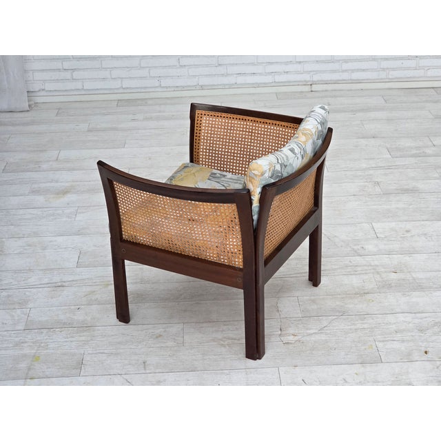 Danish Plexus Armchair in Teak and Mesh by Illum Wikkelsø for CFC Silkeborg, 1970s For Sale - Image 18 of 18