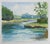 Rustic Late 20th Century River Landscape Watercolor Painting For Sale - Image 3 of 3