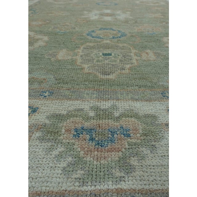 Early 21st Century Turkish Oushak Rug 5' x 7' #17957 For Sale - Image 5 of 8