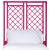 This headboard features classic Rattan design in a geometric pattern. Constructed of solid rattan and hand bound with...