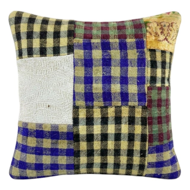 Turkish Kilim Pillow Cover 20'' X 20'' For Sale