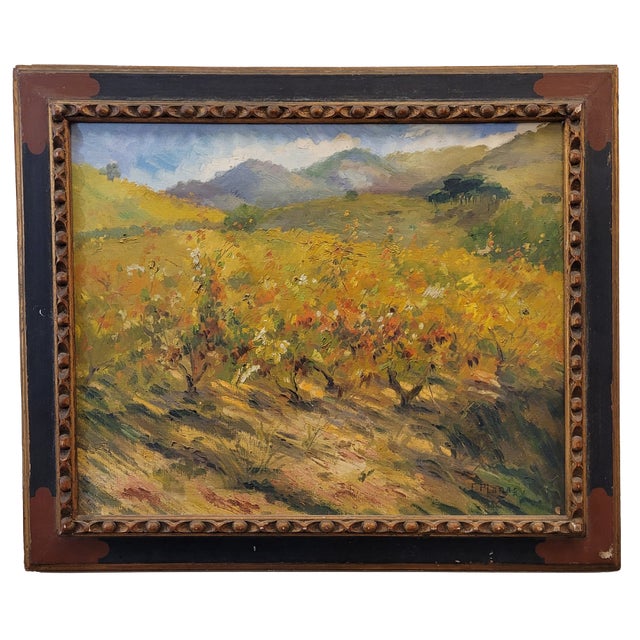 Francesc d'Assis Planas Doria, Catalan School, Setembre, 20th Century, Oil on Canvas, Framed For Sale