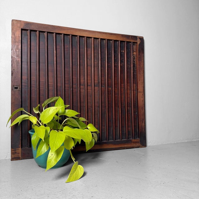 Black Antique Japanese Wooden Wall Decoration, 1890 For Sale - Image 8 of 13