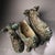 Late 20th Century Late 20th Century Pair of Archaic Style Bronze Elephant-Form Vessels With Bird Finials For Sale - Image 5 of 10