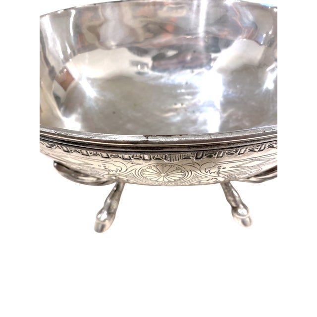 Silverplate Soup Tureen With Stag Motif Elk Deer Thanksgiving Victorian Style For Sale - Image 14 of 17