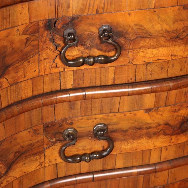 Brown Walnut Drop-Leaf Secretary For Sale - Image 8 of 13