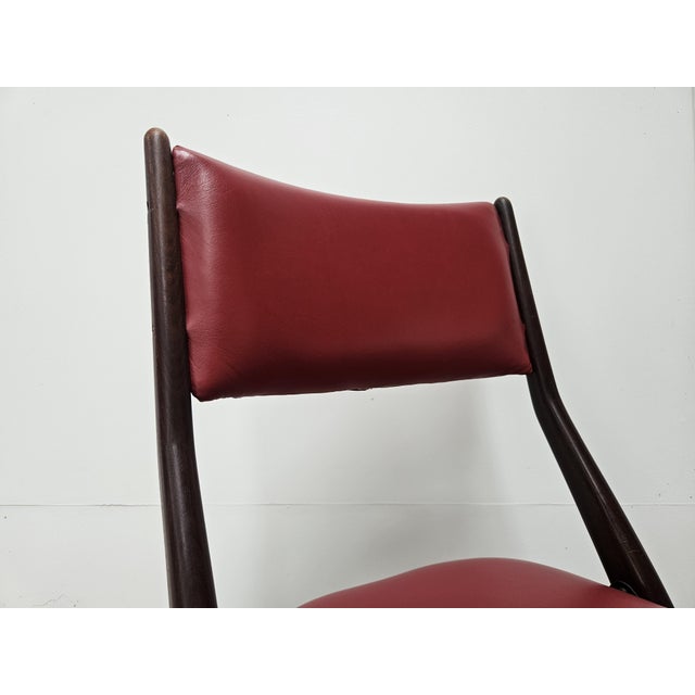 Wood Chairs by Gaetano and Alessandro Besana, 1960, Set of 6 For Sale - Image 7 of 14