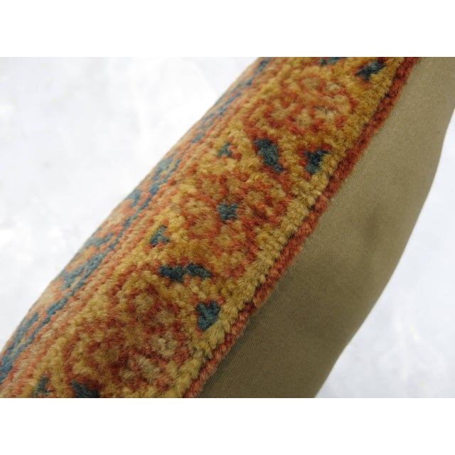 Contemporary Antique Persian Sultanabad Rug Pillow For Sale - Image 3 of 5