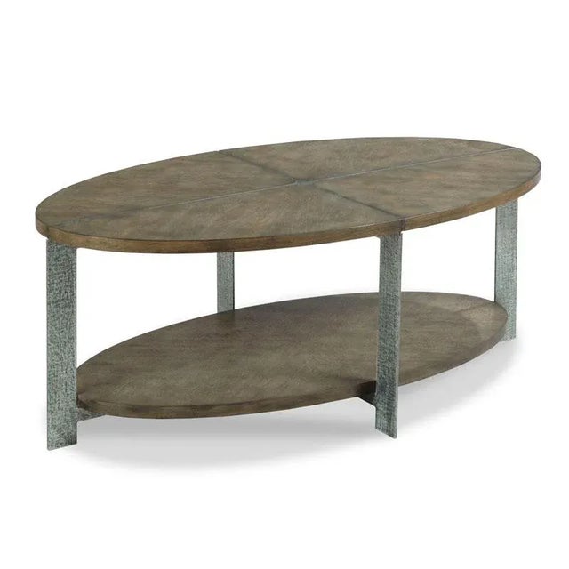 Transitional Oakville Cocktail Table in Brown For Sale - Image 3 of 3