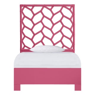 Silas Platform Bed Twin - Pink For Sale