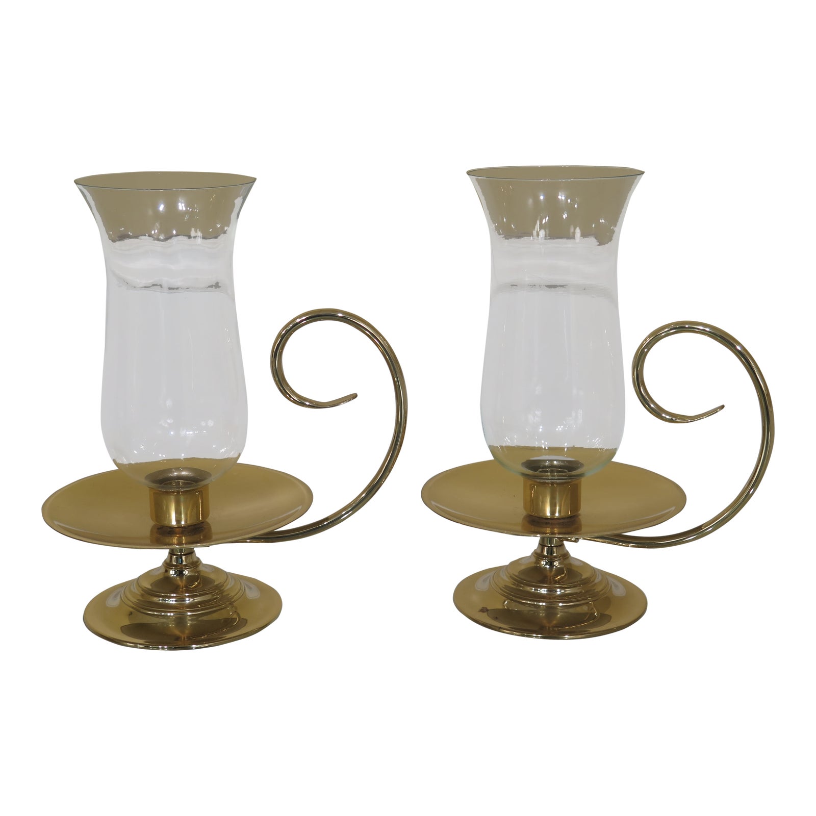 Home Décor Candles & Holders Taper Candle Holders Clear Glass Chimney