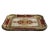 Italian Red and Gold Florentine Tray For Sale - Image 3 of 7