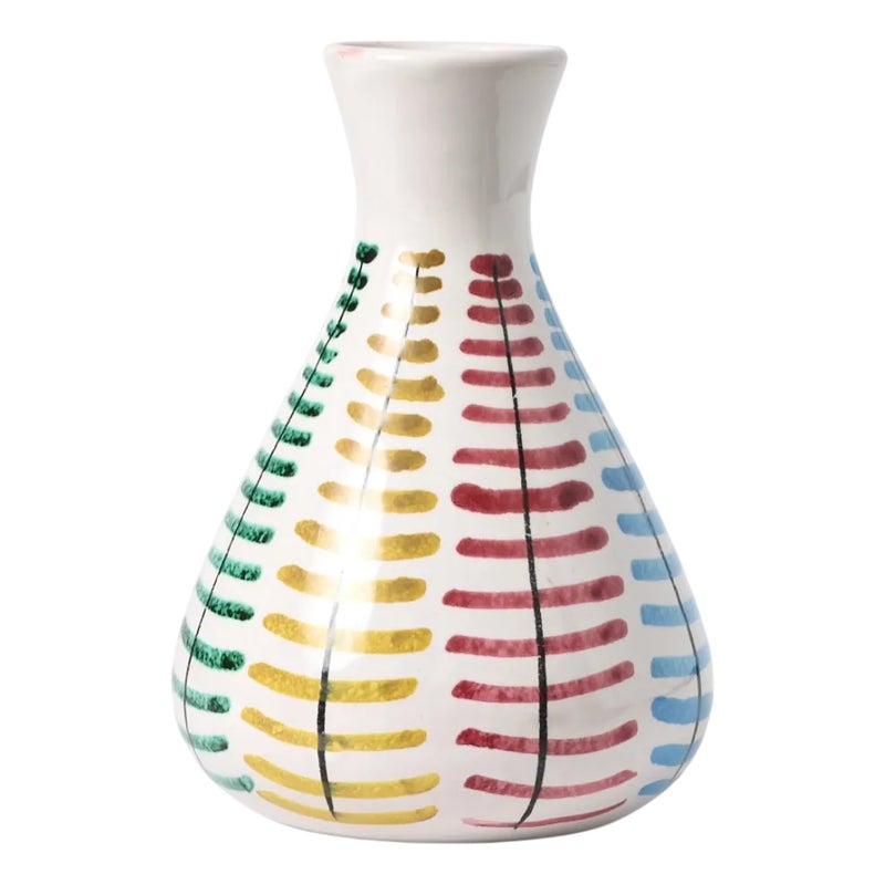Mid-century Modern Ceramic Vase By Aldo Londi For Bitossi, 1950s