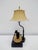 1980s Vintage Neoclassical Chelsea House Grayhound Right Facing Desk Lamp-Marble Base For Sale - Image 5 of 13