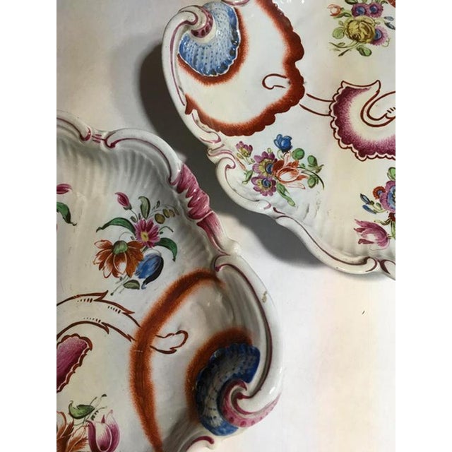 Porcelain Bowls with Pink Tulip Decor by Richard Ginori, Italy, 1750s, Set of 2 For Sale - Image 18 of 18