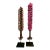 African Multi-Colored Currency Wands- a Pair For Sale