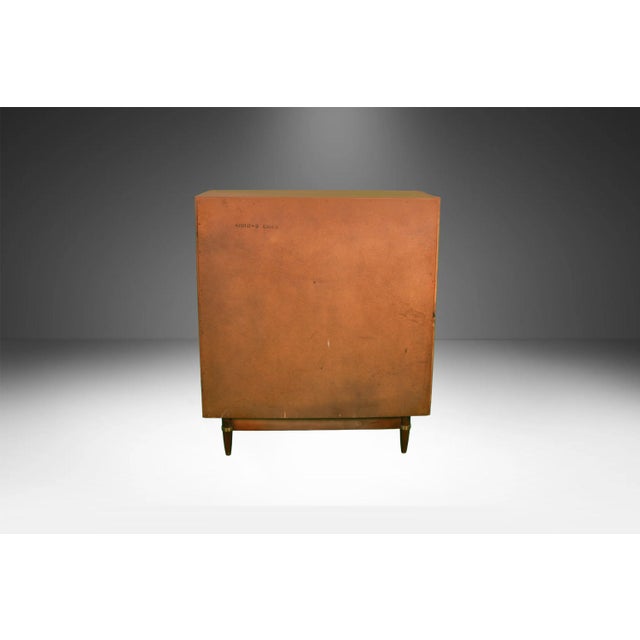 Mid-Century Modern American of Martinsville HighBoy Dresser Chest Mid-Century Modern For Sale - Image 3 of 16