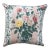 Millicent Roses and Ribbons Brunschwig Chintz Decorative Square Pillow With Down Feather Insert For Sale