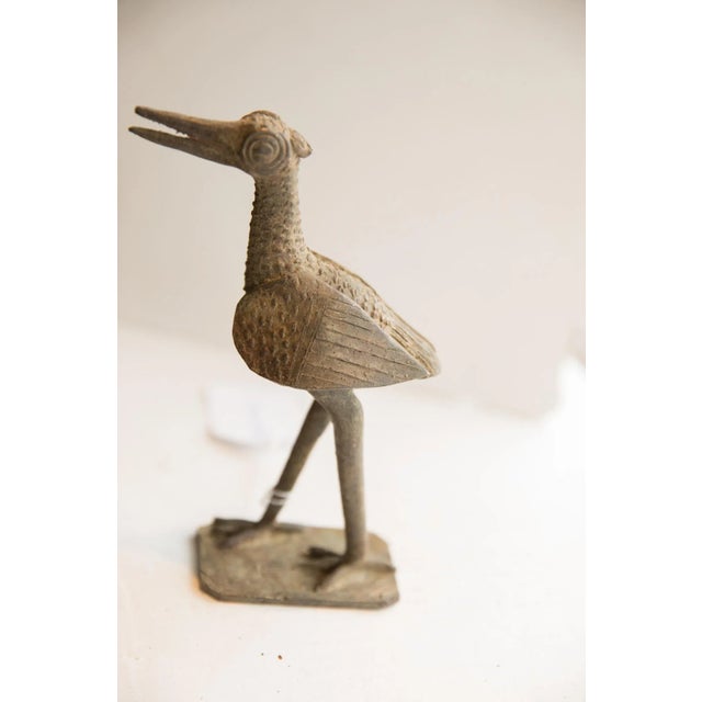 Vintage African Bird Sculpture For Sale In New York - Image 6 of 7
