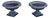 Large Cast Iron Pair Of Garden Urn Planters For Sale