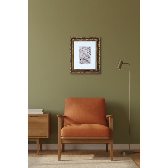 1950s Elizabeth Erlanger Abstract Mixed Media on Paper (C. Mid-Century) For Sale - Image 10 of 10