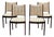 4 Danish Johannes Andersen Rosewood Dining Chairs by Uldum Mobelfabrik For Sale