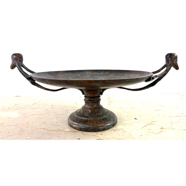 2010s Vintage Maitland Smith Classical Greco-Roman Style Compote For Sale - Image 5 of 12