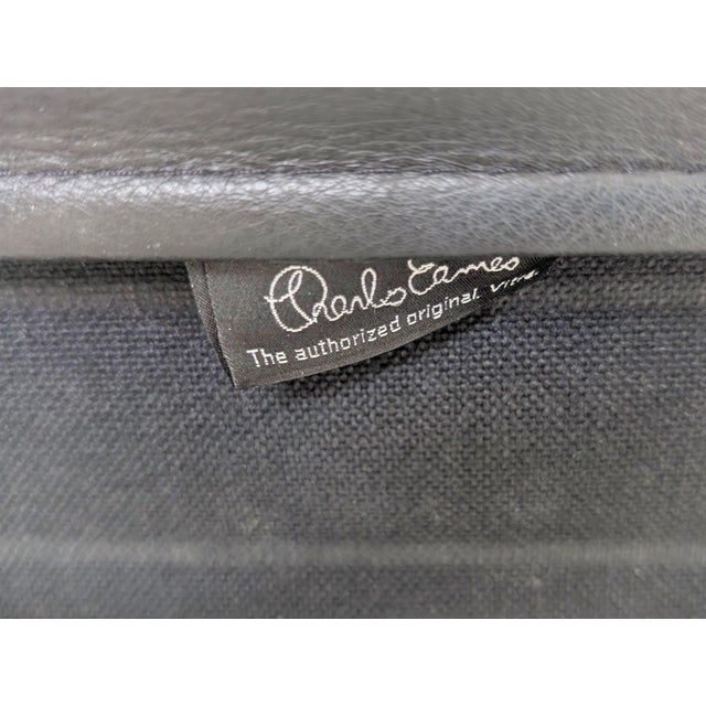 EA 108 Chair in Black Leather by Charles & Ray Eames for Vitra For Sale - Image 16 of 17
