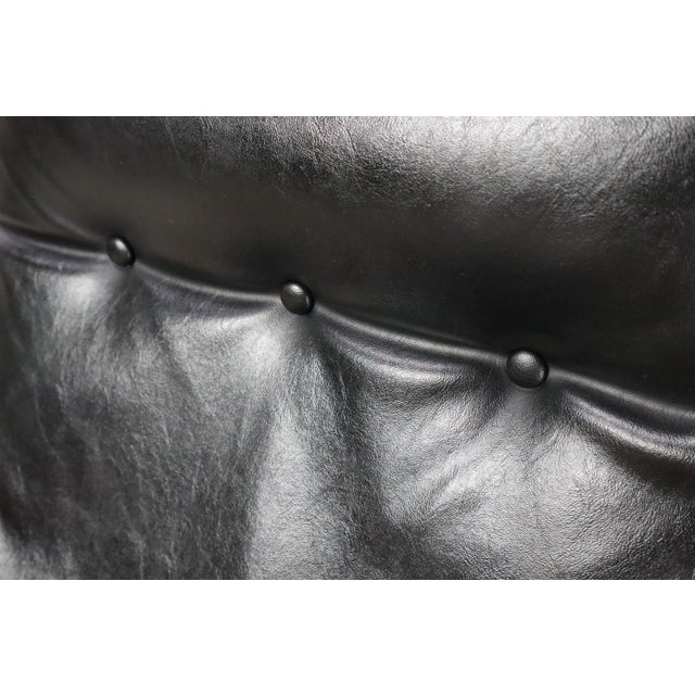 Pair of lounge chairs model 1611 by Rob Parry for De Ster Gelderland, 1952. The chair has a steel base, teak frame and...