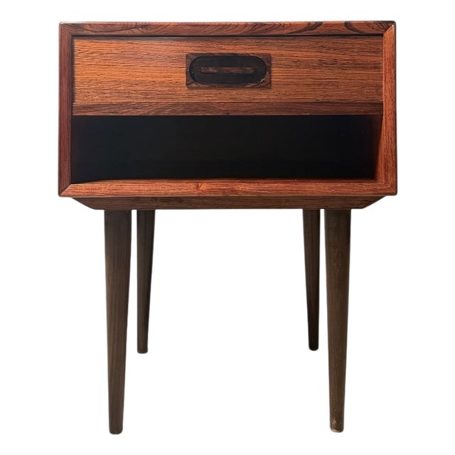 Danish Rosewood Bedside Table by Johannes Andersen for Dyrlund, 1960s For Sale