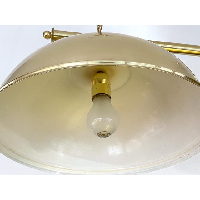 Large Pool Pendant Light in Brass from Honsel, 1960s For Sale - Image 12 of 18