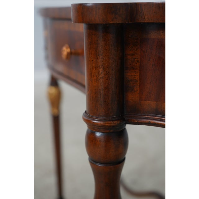 Maitland Smith 2 Drawer Mahogany Console Table For Sale - Image 11 of 18