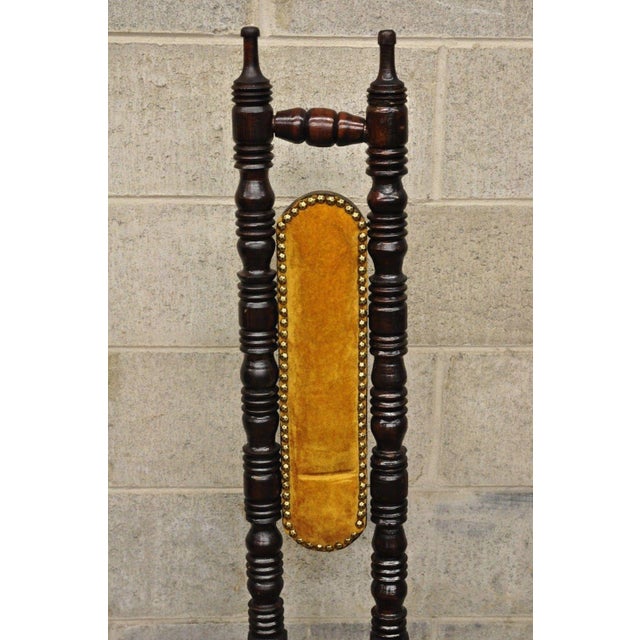 Vintage Spanish Jacobean Renaissance Revival Gothic Gold Hall Prayer