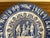 Late 20th Century Vintage Mottahedeh Greek Revival Blue and White Neoclassical Plate For Sale - Image 5 of 11
