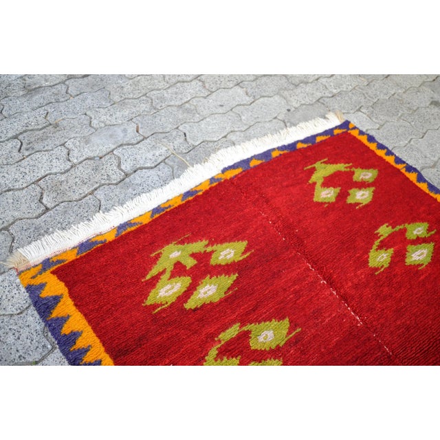 1960s Turkish Tribal Bohemian Rug For Sale - Image 9 of 11