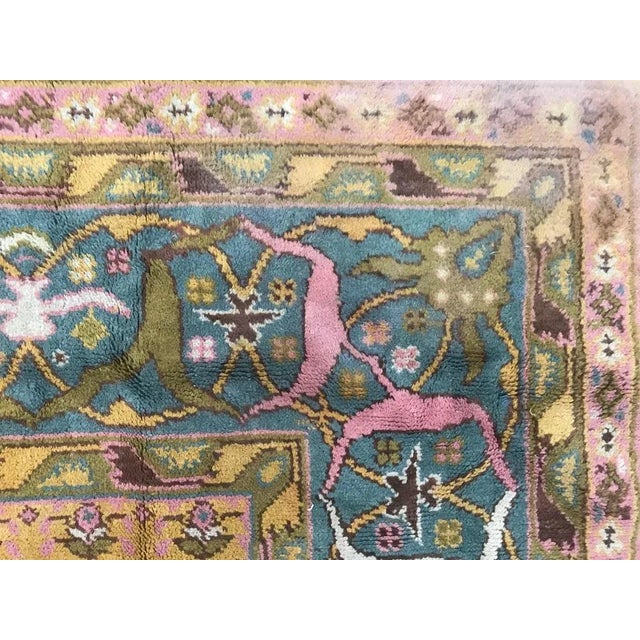 Vintage European Spanish Rug For Sale - Image 12 of 16