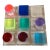 1980s Postmodern Multicolor Lucite Tic-Tac-Toe Game Set For Sale