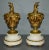 Gold Antique French Cassolette Urns 1880s Gilt Bronze Cherub Marble Vases Lids Pair For Sale - Image 8 of 12