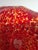 Art Glass Murano Ruby Red Rubino Vase with Bullicante, Aventurina Gold Dust and Applied Morise, Italy, 1950s For Sale - Image 3 of 6