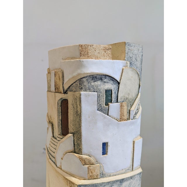 Neoclassical Neoclassical Ceramic Greek Vase For Sale - Image 3 of 5