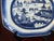 Large antique Chinese export porcelain Canton blue & white serving platter is a nice example of Canton ware from the early...