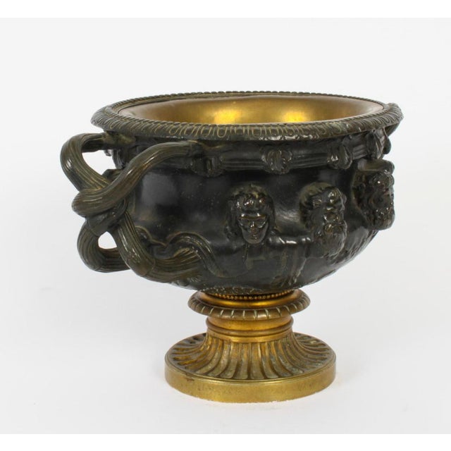 19th Century French Grand Tour Bronze & Ormolu Urn For Sale - Image 4 of 14