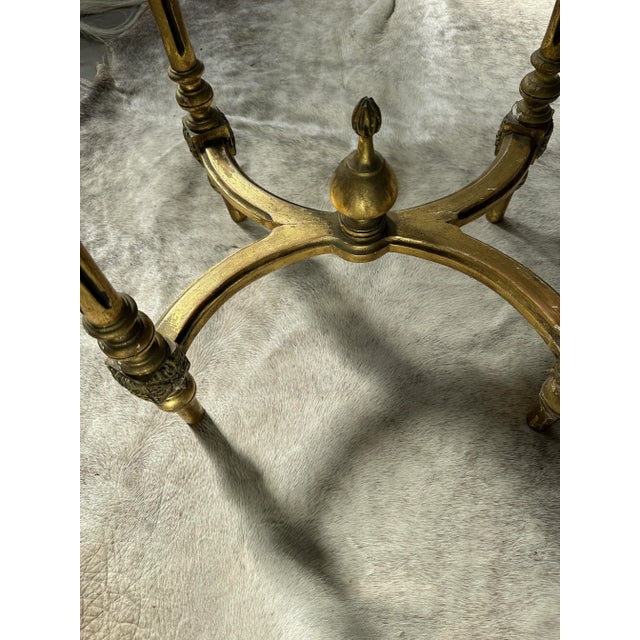 1920s Louis XVI Style Gilded Guéridon Side Table, 1920s For Sale - Image 5 of 6